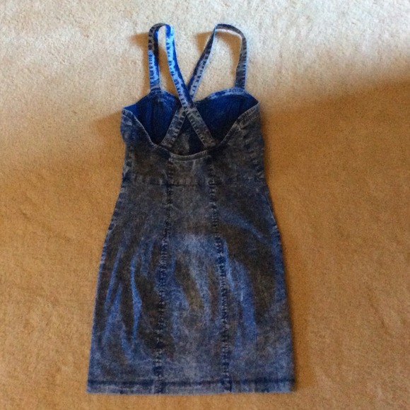 Denim look- mini dress - Picture 2 of 2