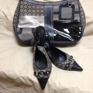 Nine West shoes!!  Sz 7.5. 3" heel super cute!!