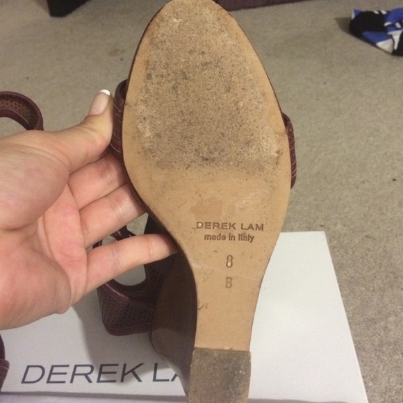 Derek lam Brooklyn leather wedge sandal. Size 8! - Picture 2 of 3