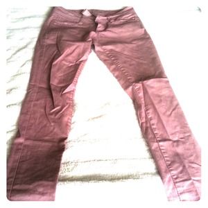 Light purple Dollhouse skinny jeans.