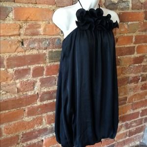 Black balloon dress