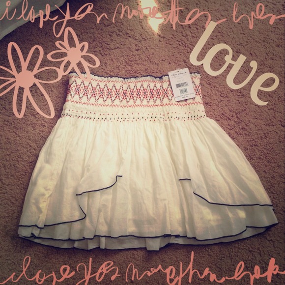 🎉HP🎉 Best of Summer🎉FP Lip Smocking Good Skirt