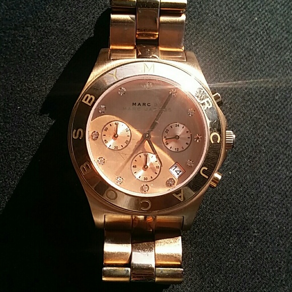 100$ authentic rose gold Marc Jacobs watch