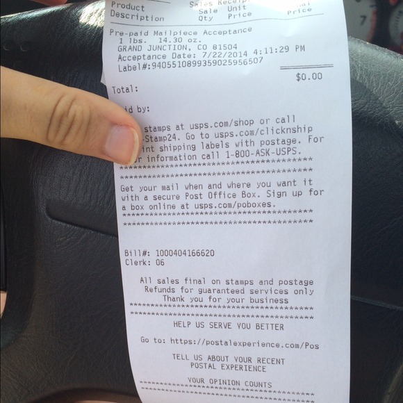 Trade shipping proof. :)
