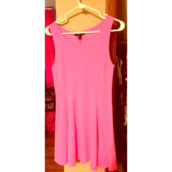 Hot pink dress