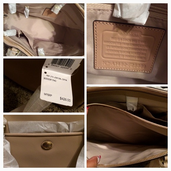 SOLD ON TF Coach Leather Carryall 😍 - Picture 3 of 4