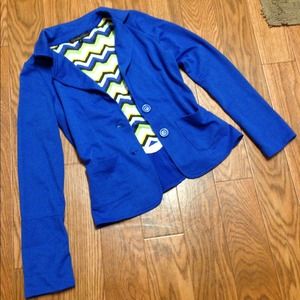Royal blue blazer size small