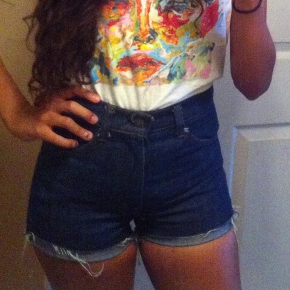 Highwaisted vintage levi denim shorts