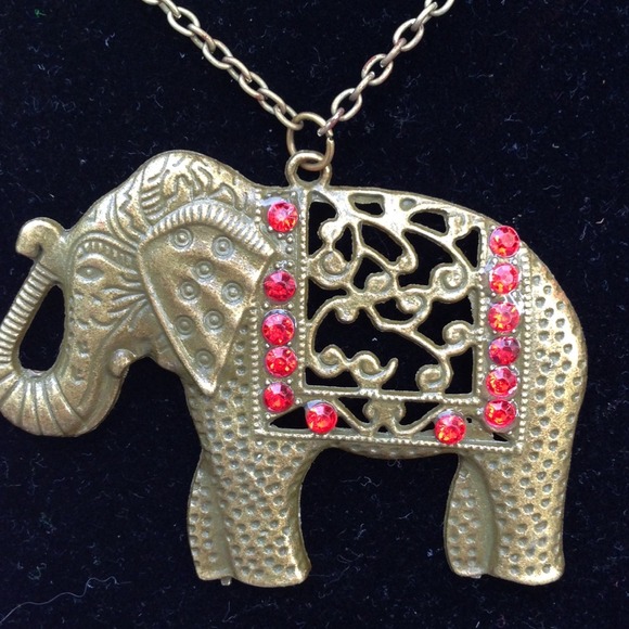 🐘Elephant Necklace❌SOLD❌ - Picture 2 of 4