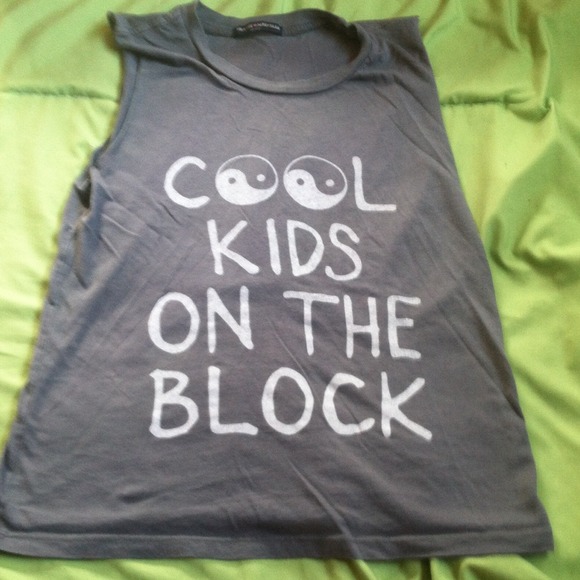 Cool kids on the block muscle tee