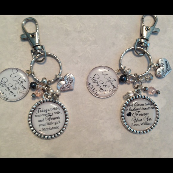 Wedding gift for moms key chains keep sakes mog & - Picture 1 of 4