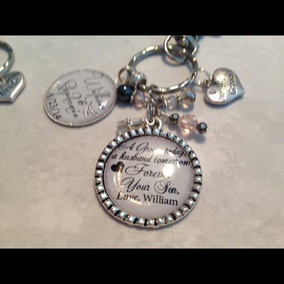 Wedding gift for moms key chains keep sakes mog & - Picture 2 of 4