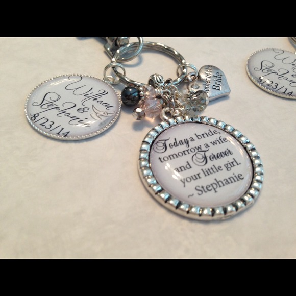 Wedding gift for moms key chains keep sakes mog & - Picture 3 of 4