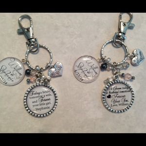 Wedding gift for moms key chains keep sakes mog &