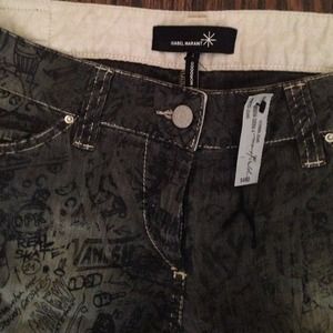 Isabel marant skate printed skinny denim jeans