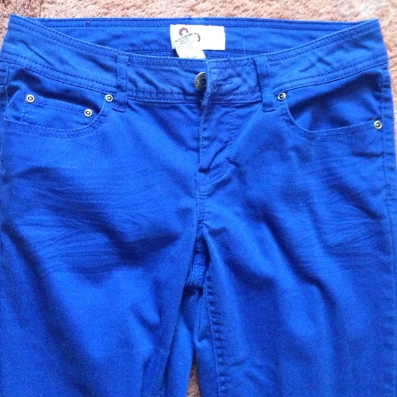 Royal blue jeggings and yellow bundle