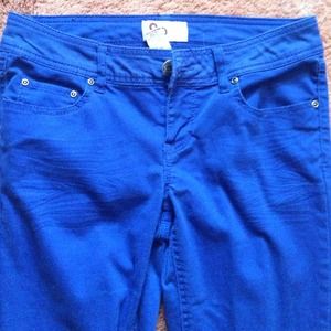 Royal blue jeggings and yellow bundle