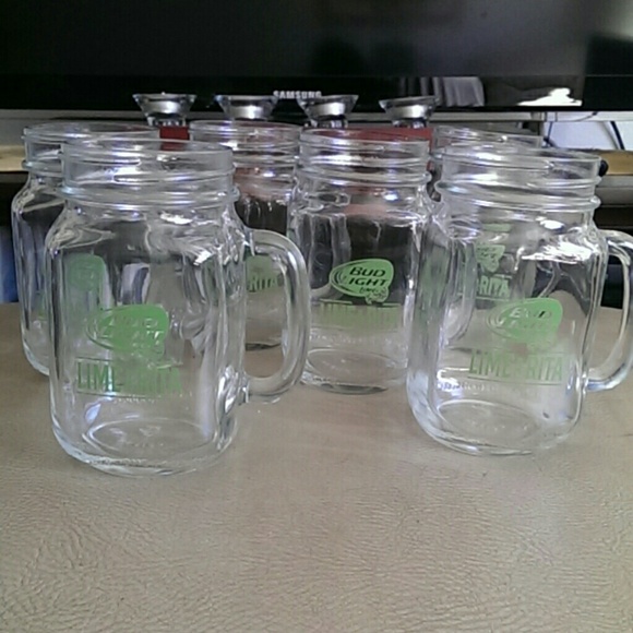 6 mason jar mugs