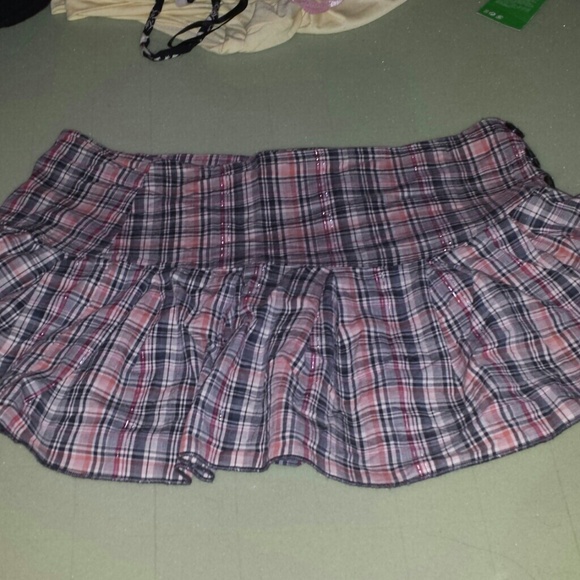 Plaid pleated mini skirt - Picture 1 of 2