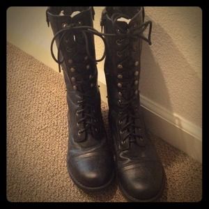 Madden Girl Combat Boots