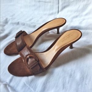 🔥🔥REDUCED: NEVER WORN Sergio Rossi suede heels