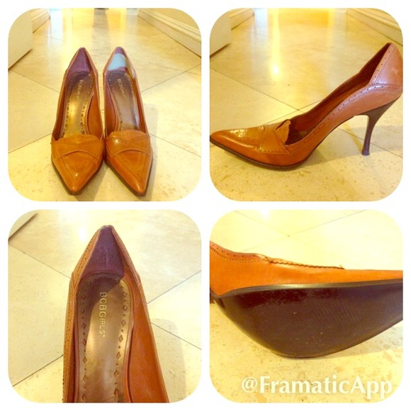 BCBG Camel High Heels sz 10M