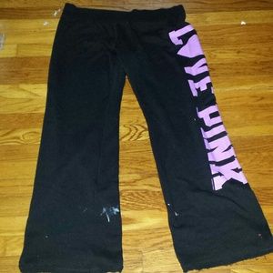 Pink sweats