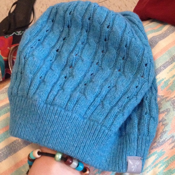 Blue AEO Beanie - Picture 3 of 4