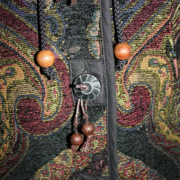 SALE. Vintage Tapestry Coat - Picture 3 of 4