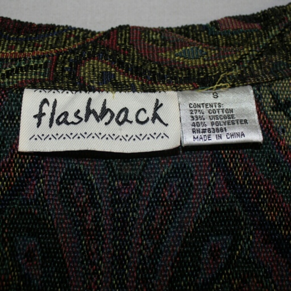 SALE. Vintage Tapestry Coat - Picture 4 of 4