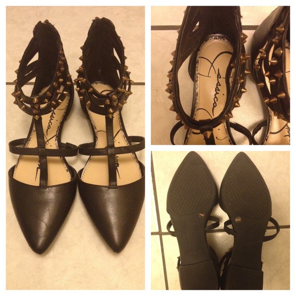 Jessica Simpson Shoes - ON HOLD!!! Jessica Simpson "No Way" Stud Flats