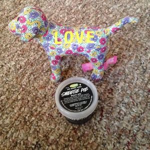 VS dog and Lush sweetie pie shower jelly