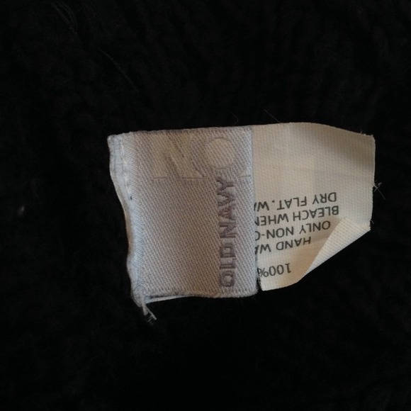 Black Crochet Beanie - Picture 4 of 4