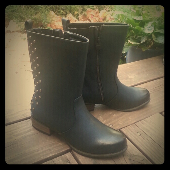 Lady Godiva Biker boots