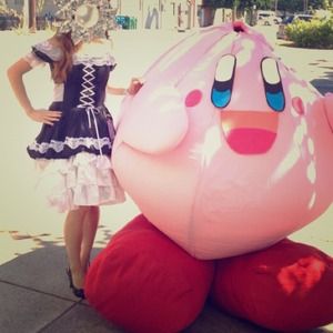 Black and White Lolita Cosplay