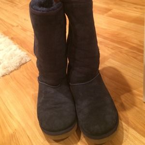 Tall Navy Blue Uggs