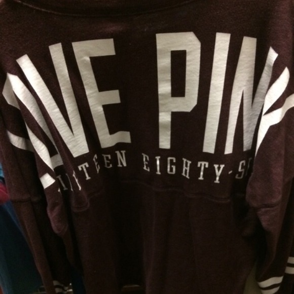 Victoria's Secret pink varsity crew!