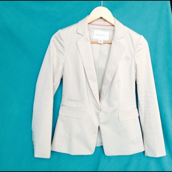 Banana Republic Petite Blazer - Khaki