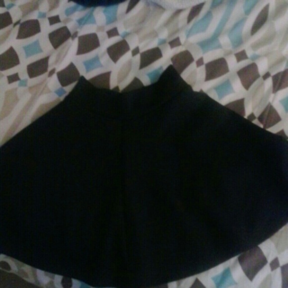 A black circle skirt only worn once
