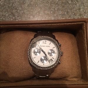 *reserved** Michael Kors silver watch