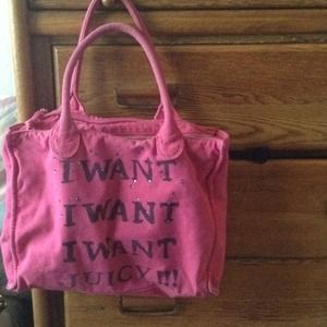 Juicy Couture Tote bag in Hazard Pink
