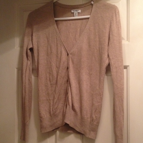 Tan cardigan