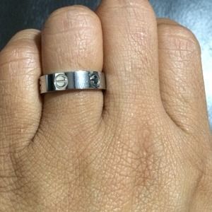 Cartier silver Ring.
