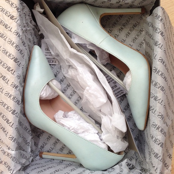 Shoemint Kathryn Pump, Pastel Blue, sz. 5.5