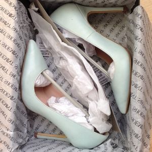 Shoemint Kathryn Pump, Pastel Blue, sz. 5.5