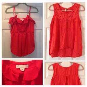 Bundle for @maytemora18  2 red blouses