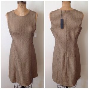 SOLD NWT Theyskens' Theory gold tone dress size 10
