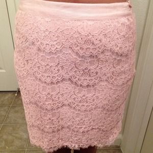 Pink Pencil Skirt