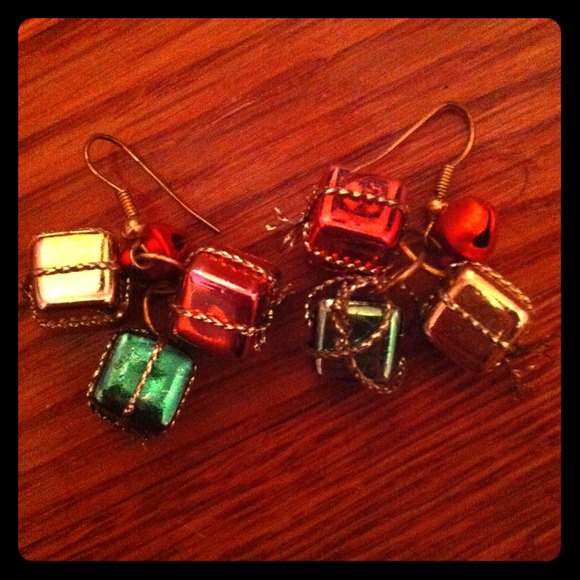 Christmas Present Earrings