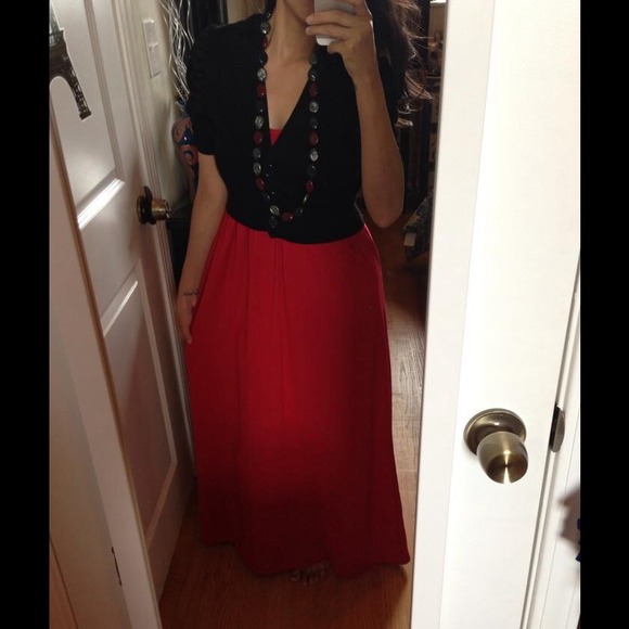 📛SOLD IN BUNDLE📛 Red racerback maxi - Picture 4 of 4